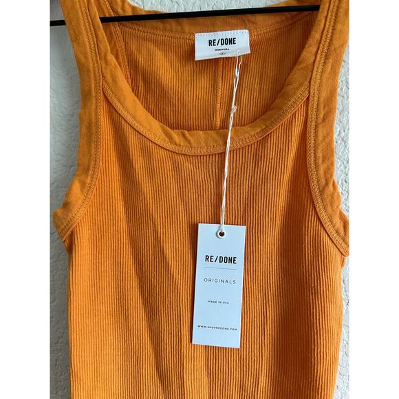 Revolve Re/Done x Hanes Ribbed Tank Bodysuit - Size Small - NWT - Picture 5 of 7